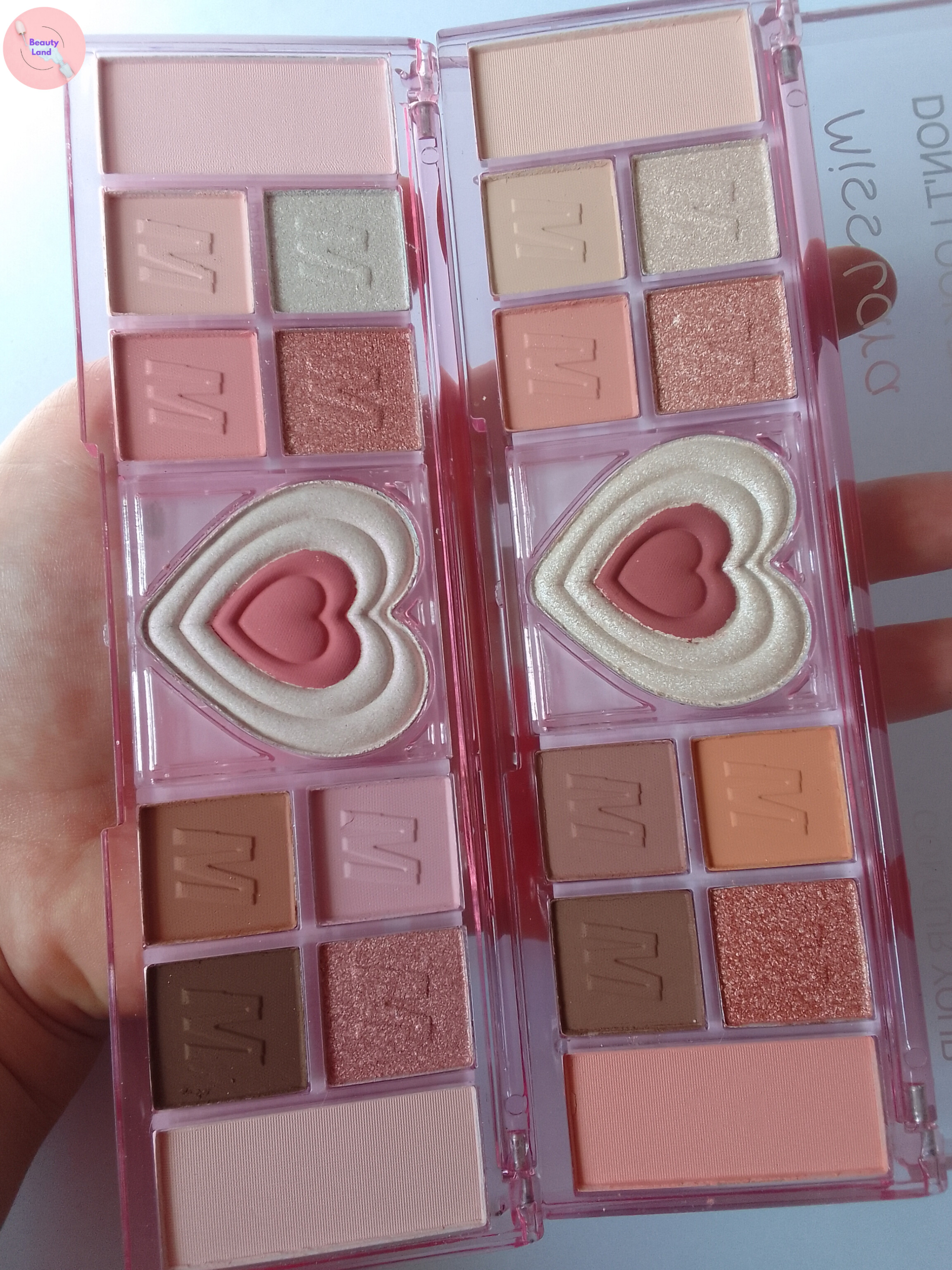 پالت سایه چشم طرح قلبی میسلارا _ اصل