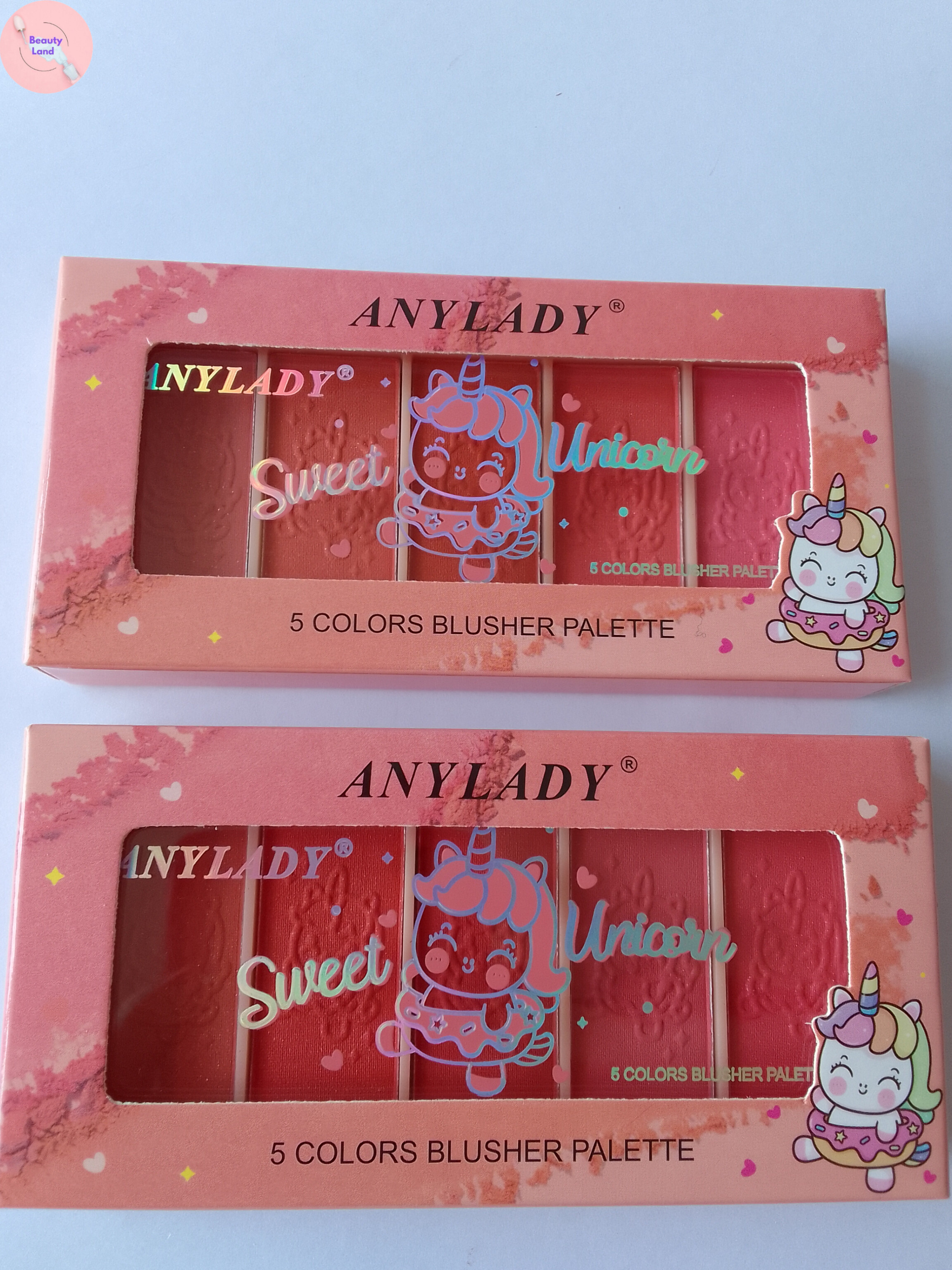 پالت رژگونه ۵ رنگ آنالیدی یونیکورن – رنگ‌های جذاب و متنوع برای زیبایی طبیعی