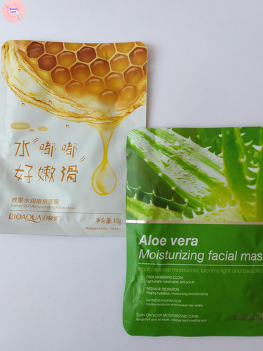 ماسک ورقه ای آلوئه ورا و عسل